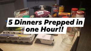 5 Trim Healthy Mama Dinners Prepped in Hour