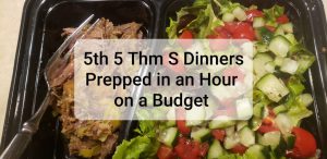 5th in My Series Prepping 5 Low Carb, THM S Dinners in an Hour on a Budget