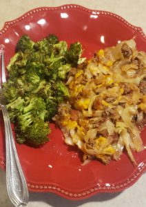 Beefy Cabbage Casserole Low Carb