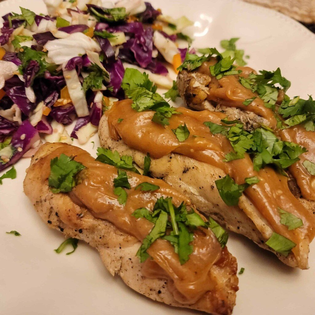 Thai Peanut Chicken, Low Carb THM S