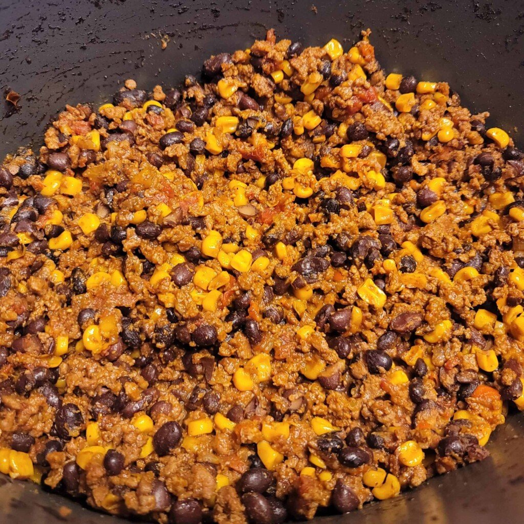 Trim Healthy Mama E Black Bean and Corn Burritos
