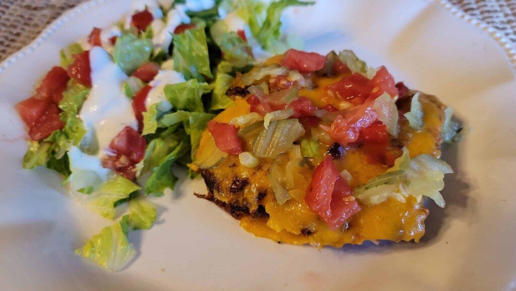 Low Carb Bacon Cheeseburger Casserole