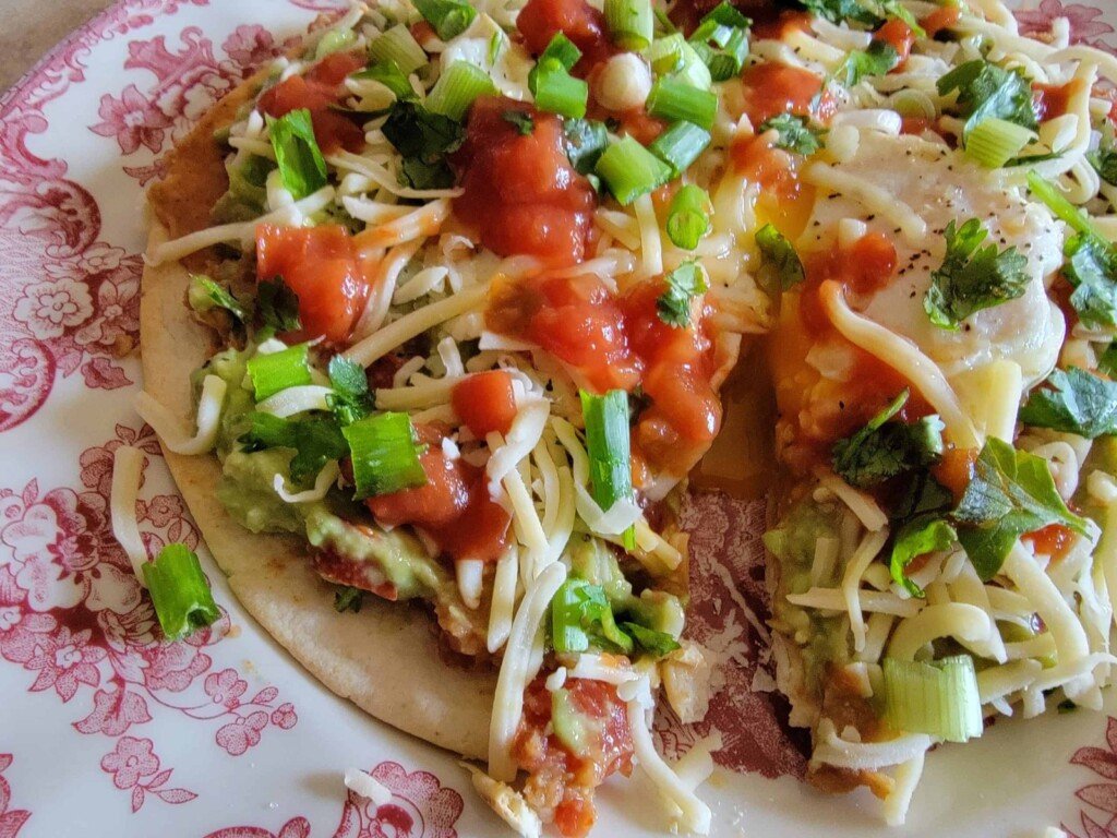 Single Serve, Trim Healthy Mama Low Carb Mexican Breakfast Pizza