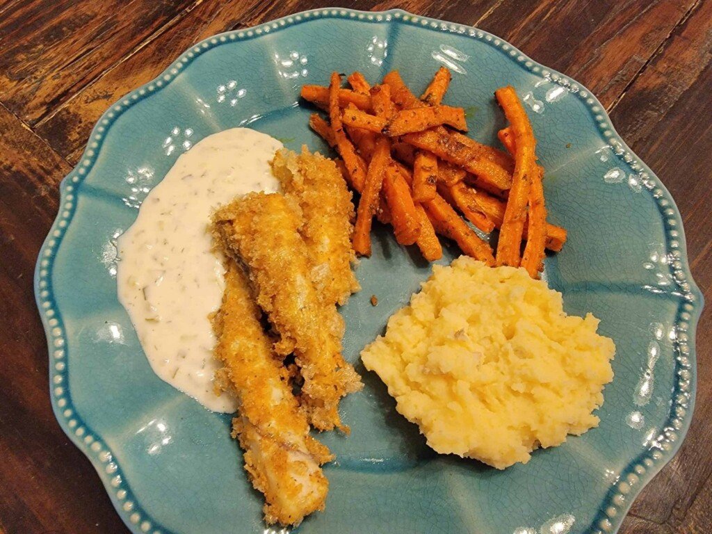 Amazing Air Fried Fish Sticks, Low Carb!!