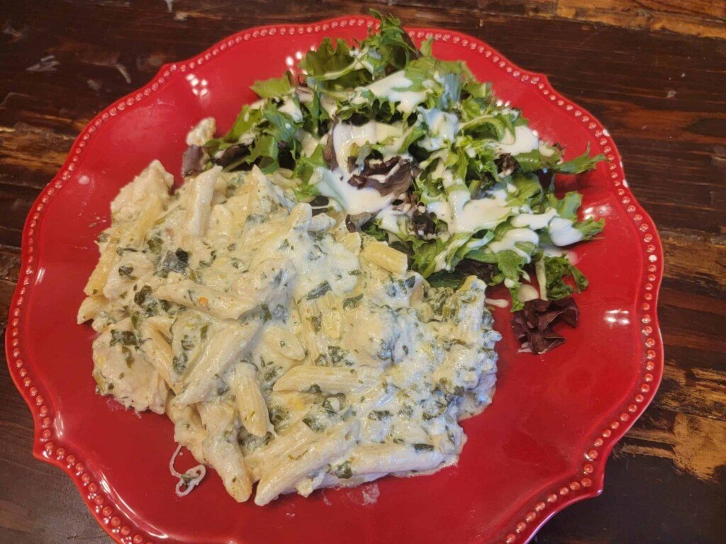 Cheesy Spinach Artichoke Chicken Casserole: Low Carb and Trim Healthy Mama S