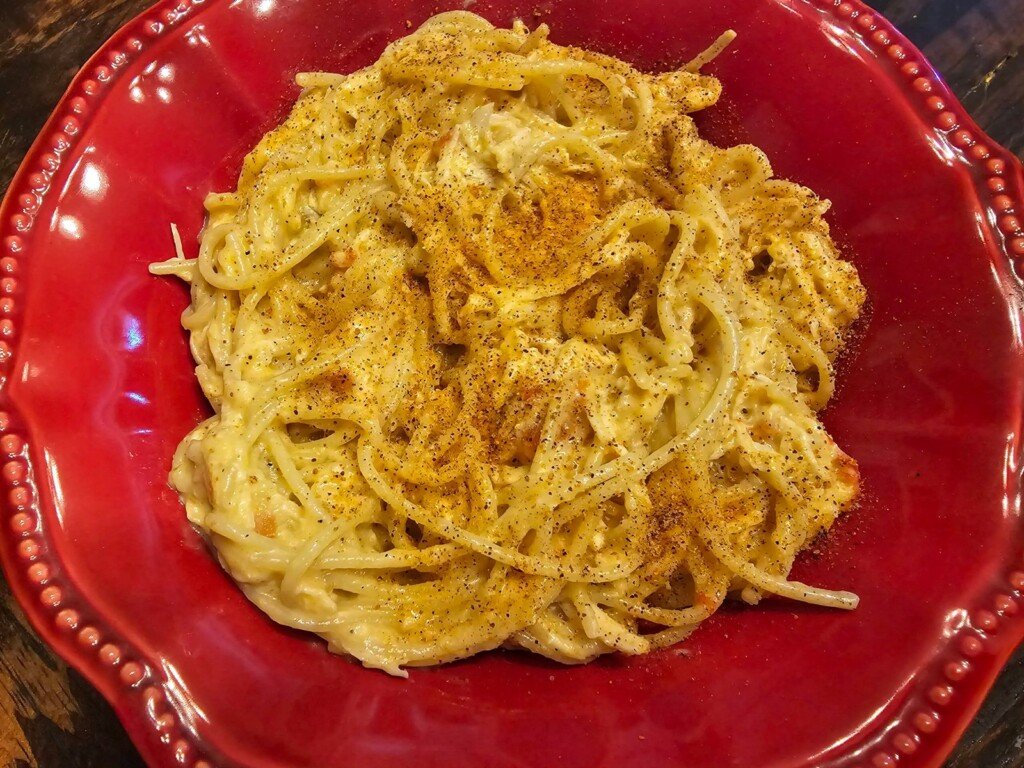 Low Carb Chicken Spaghetti