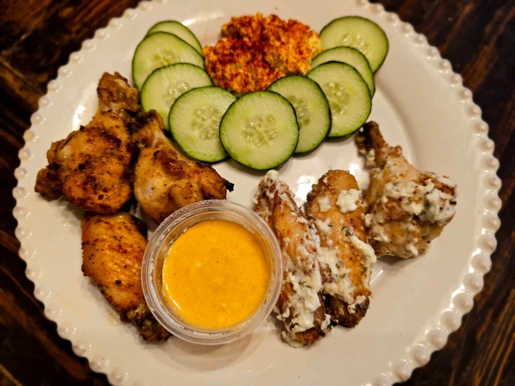 Absolutely Amazing Parmesan Chicken Wings- Trim Healthy Mama S