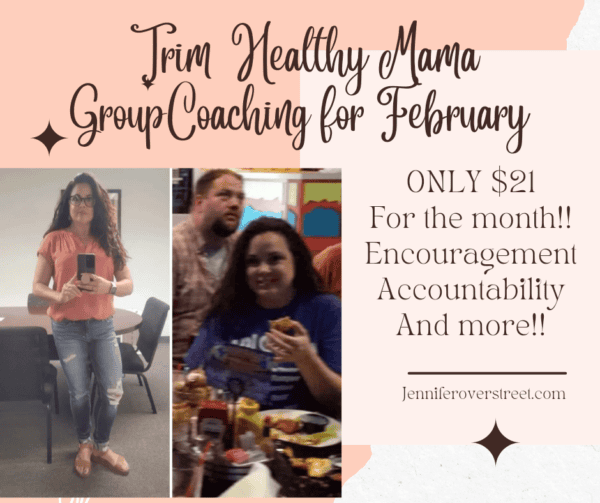 February - One Month Trim Healthy Mama Group Coaching