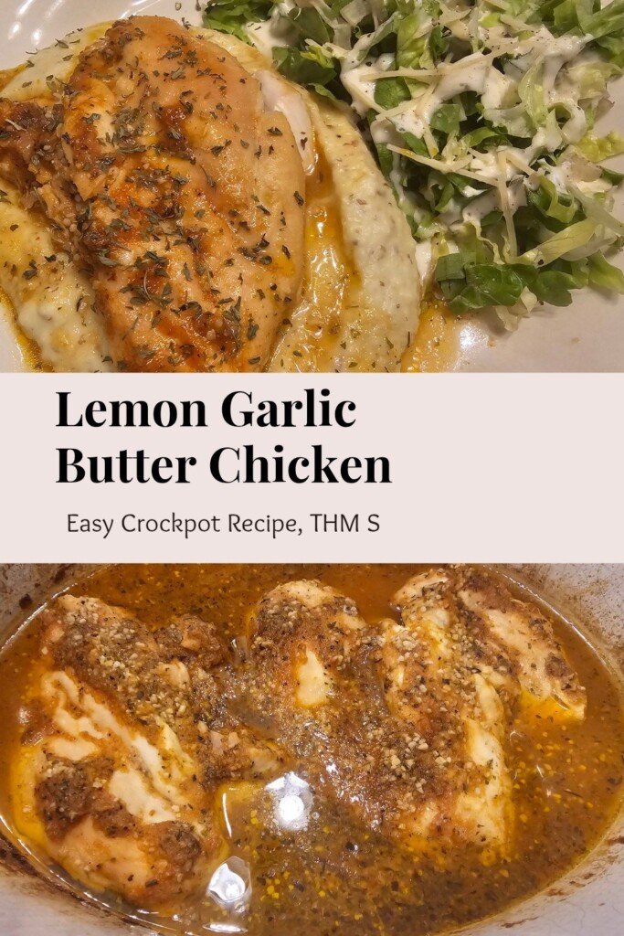 Tender and Effortless Lemon Garlic Butter Chicken, Crockpot and THM S Recipe