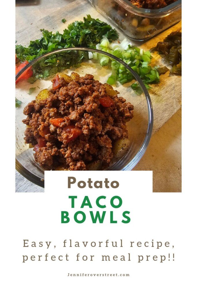 Spud-tacular Easy and Delicious Potato Taco Bowls!