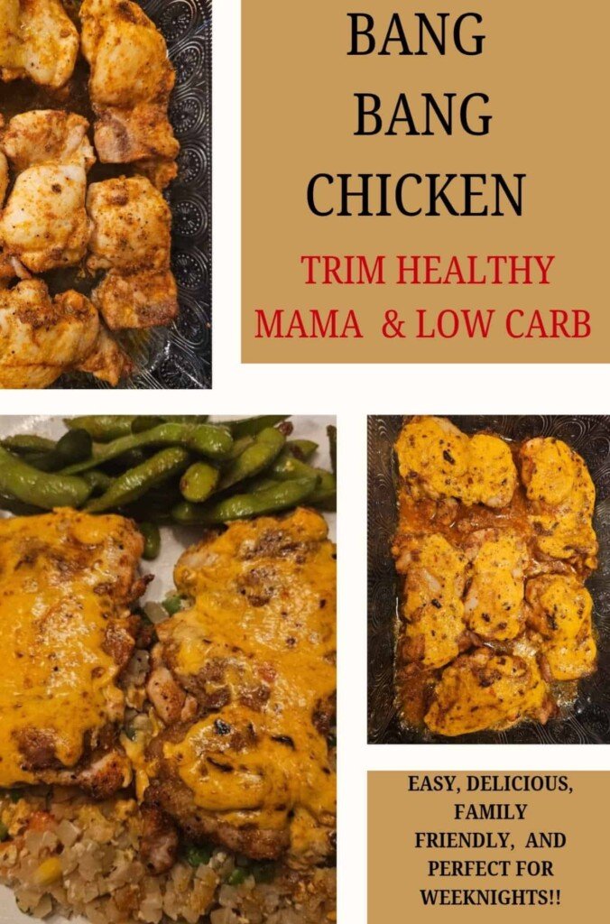 Healthy Bang Bang Chicken- Easy Baked THM S, Low Carb