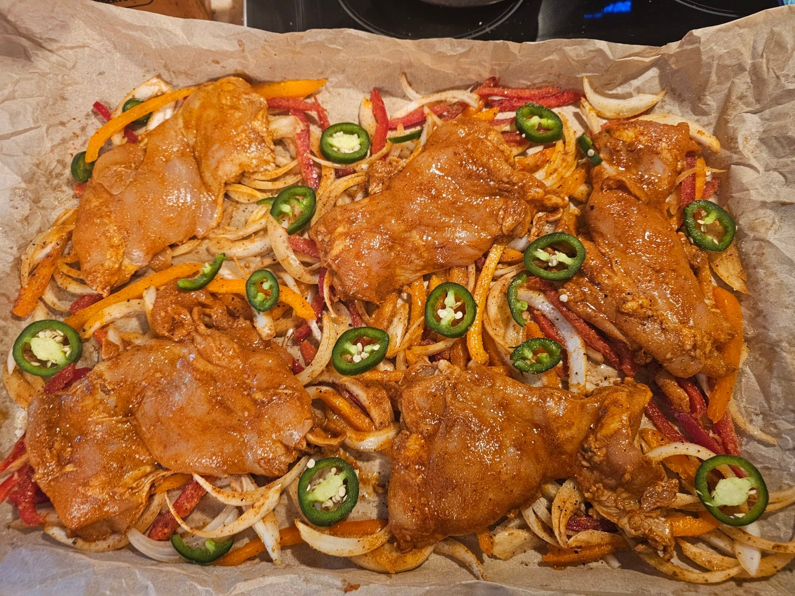 Easy Sheet Pan Mexican Chicken Thighs Dinner (30-Minute Meal)