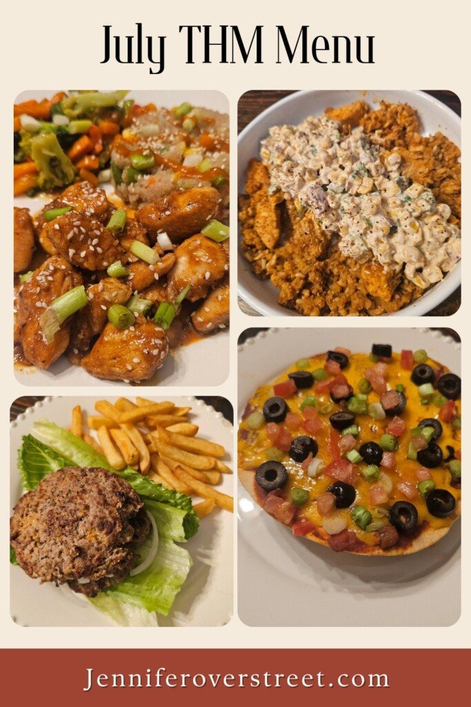 Easy July THM Dinner Menu for Busy Summer Nights