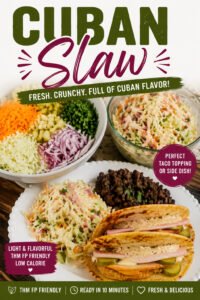 Easy Cuban Slaw with Pickles and Dijon
