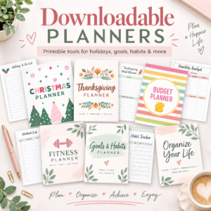 Downloadable Planners