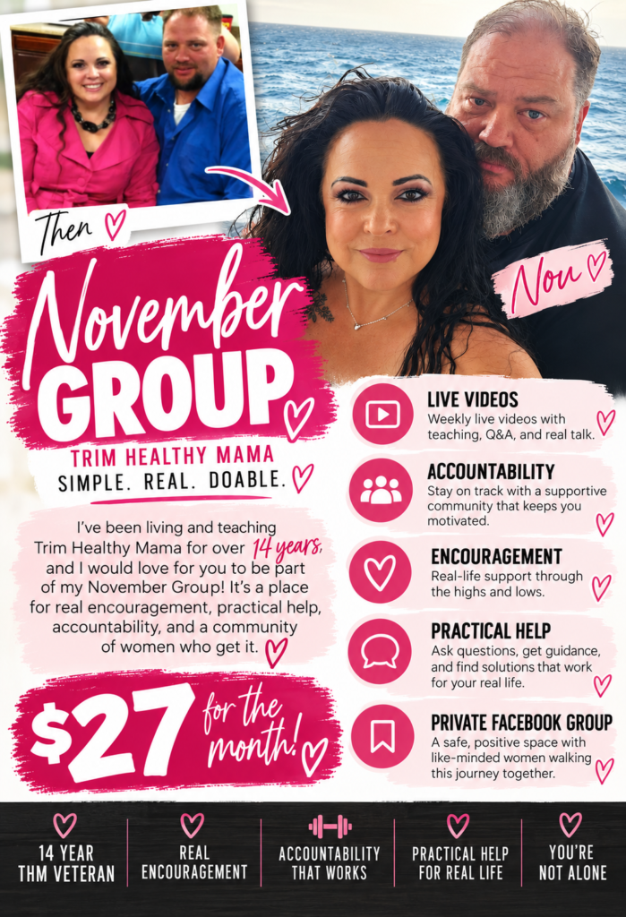 Join My October Trim Healthy Mama Group Coaching